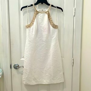 Lilly Pulitzer dress white new with out of tag size 10